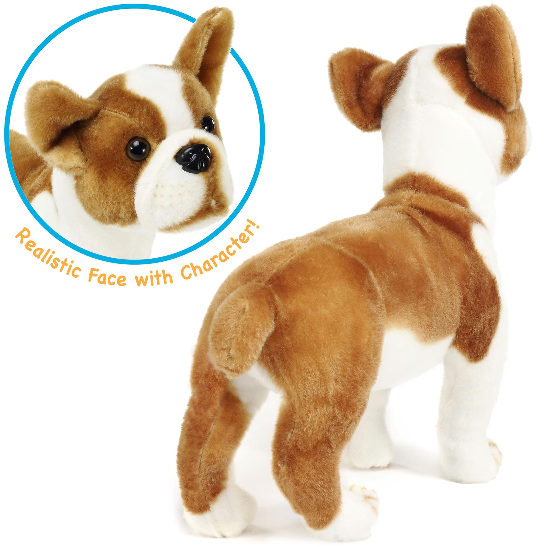 Bobby The Boston Terrier Boxer | 15 Inch Stuffed Animal Plush | By TigerHart Toys
