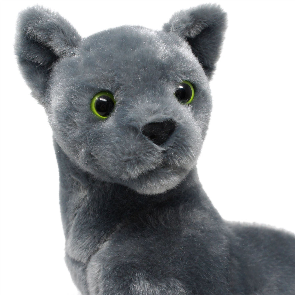 Rae The Russian Blue Cat | 13 Inch Stuffed Animal Plush | By TigerHart Toys