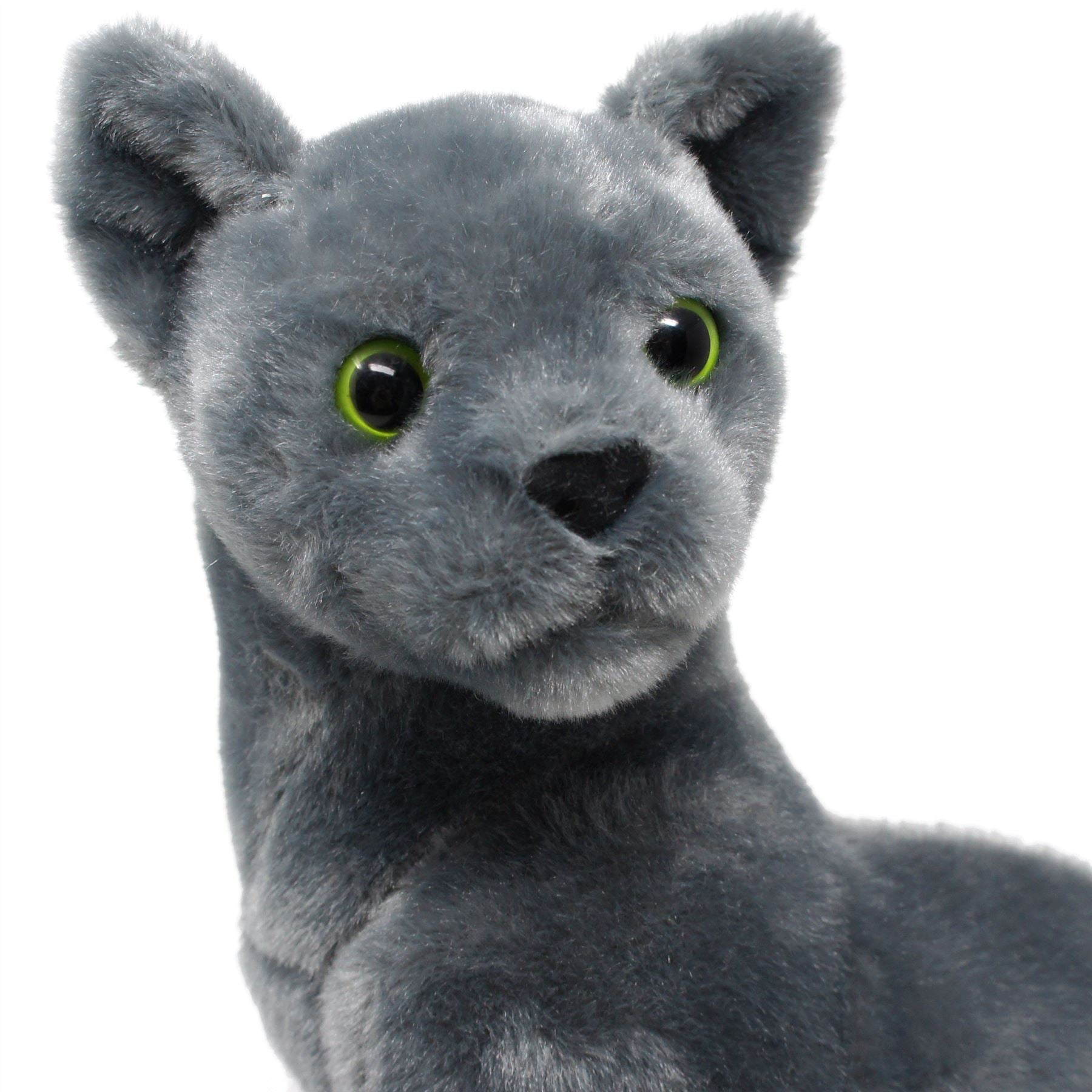 Rae The Russian Blue Cat | 13 Inch Stuffed Animal Plush | By TigerHart Toys