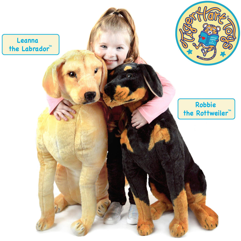 Robbie The Rottweiler | 27 Inch Stuffed Animal Plush | By TigerHart Toys
