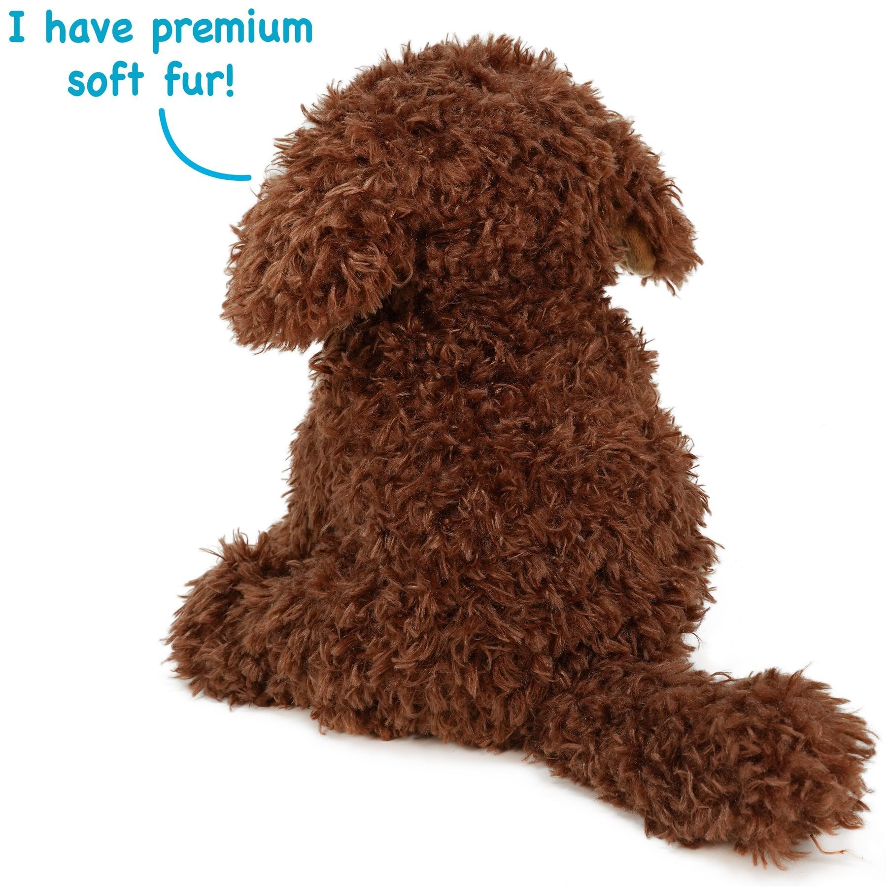 Laurel The Labradoodle | 12 Inch Stuffed Animal Plush | By TigerHart Toys