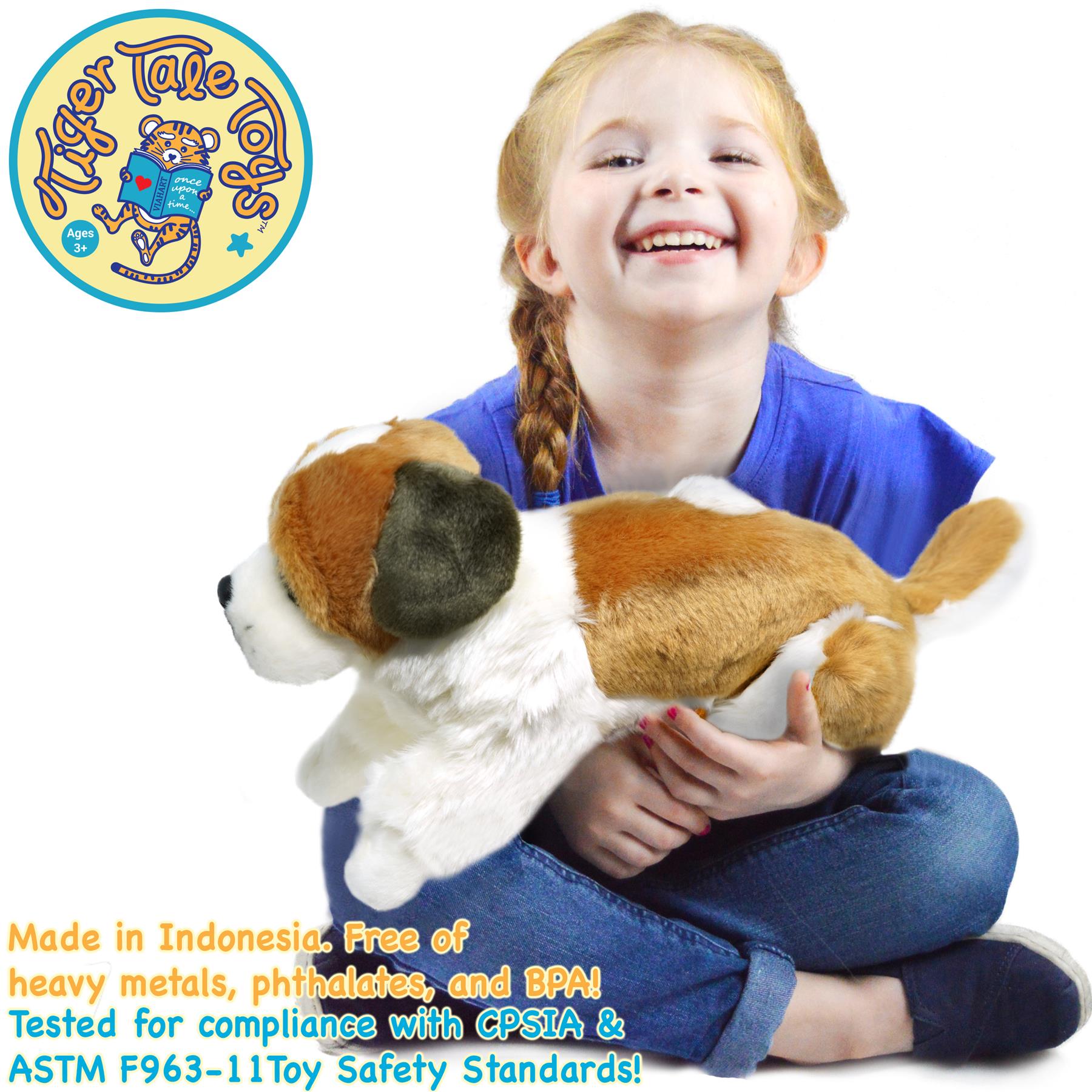 Bernadette The Saint Bernard | 17 Inch Stuffed Animal Plush | By TigerHart Toys
