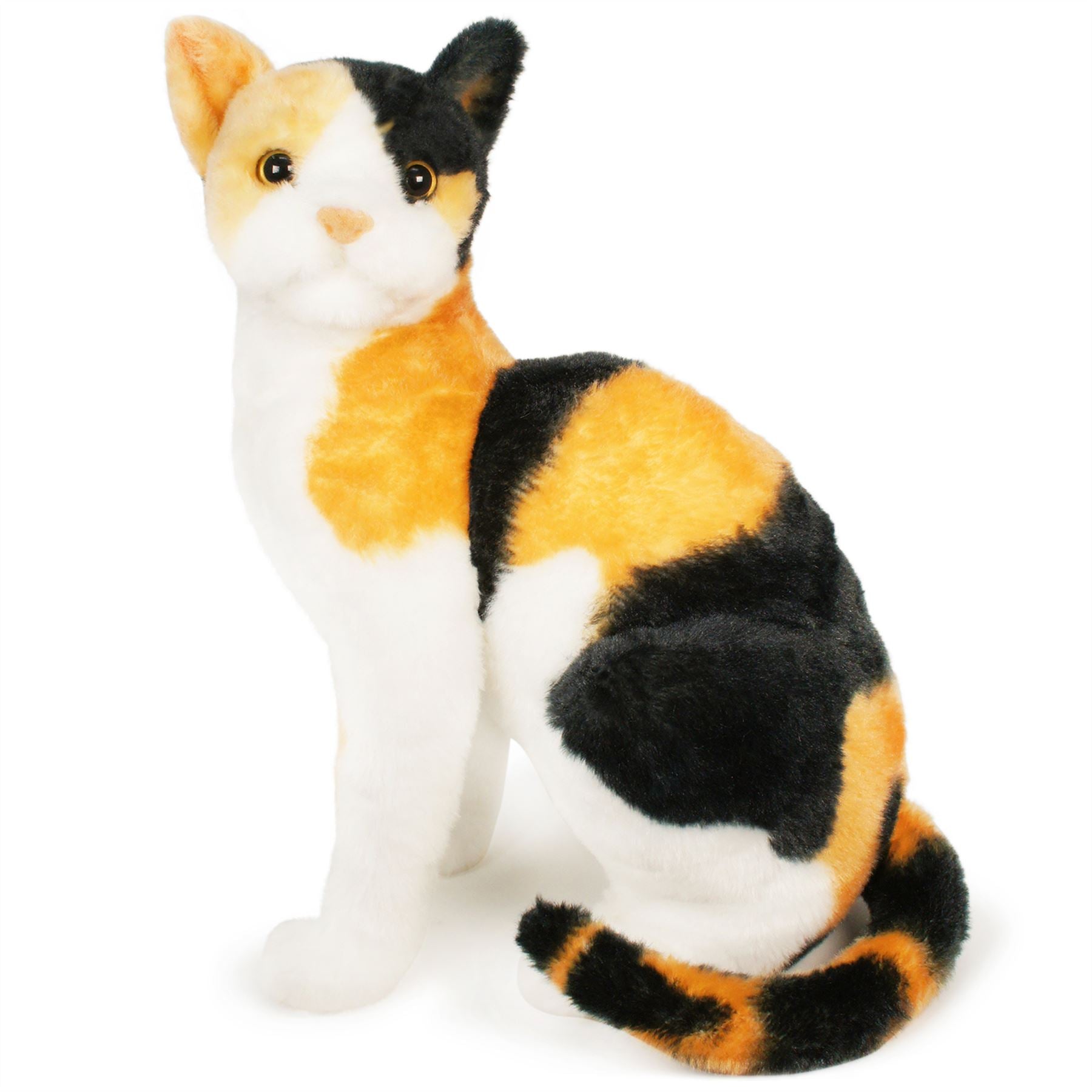 Catalina The Calico Cat | 14 Inch Stuffed Animal Plush | By TigerHart Toys