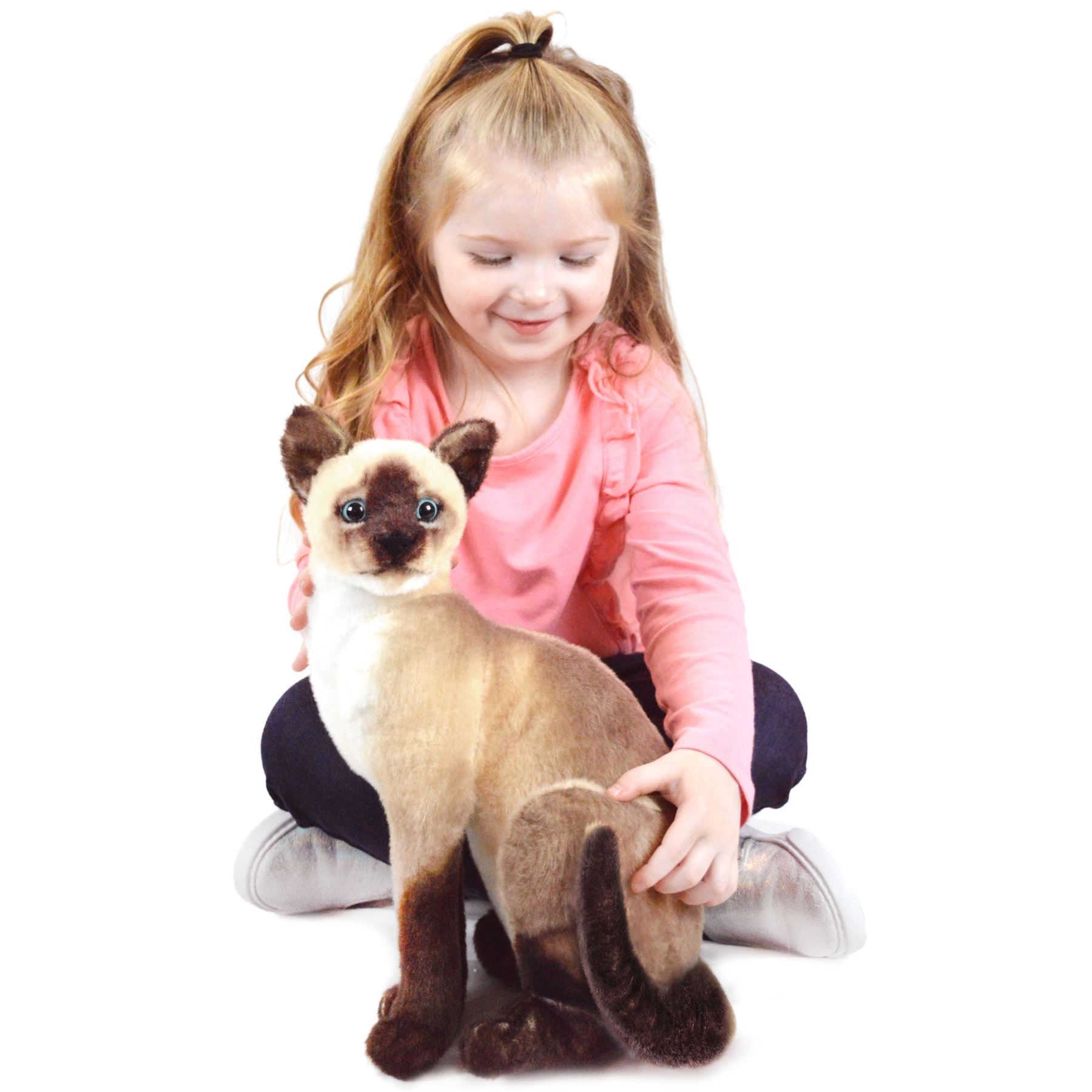 Stefan The Siamese Cat | 13 Inch Stuffed Animal Plush | By TigerHart Toys