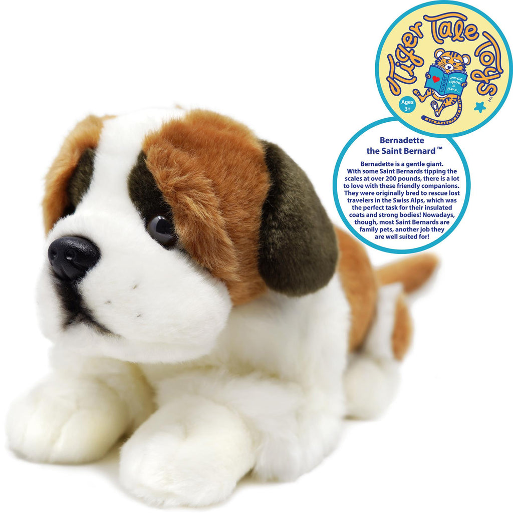 Bernadette The Saint Bernard | 17 Inch Stuffed Animal Plush | By TigerHart Toys