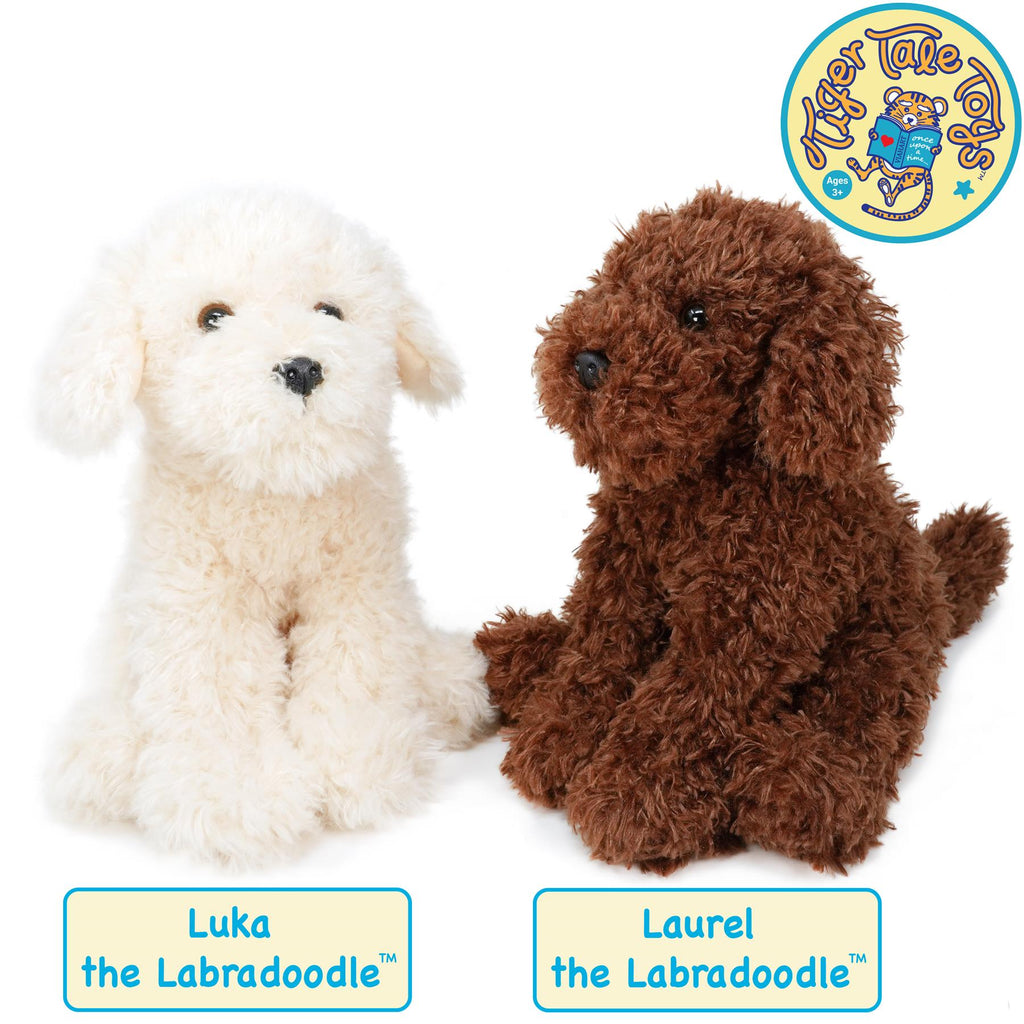 Laurel The Labradoodle | 12 Inch Stuffed Animal Plush | By TigerHart Toys