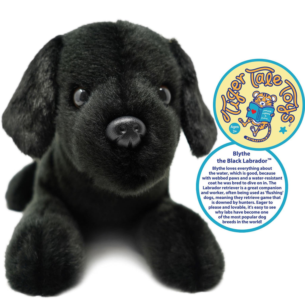 Blythe The Black Lab | 17 Inch Stuffed Animal Plush | By TigerHart Toys