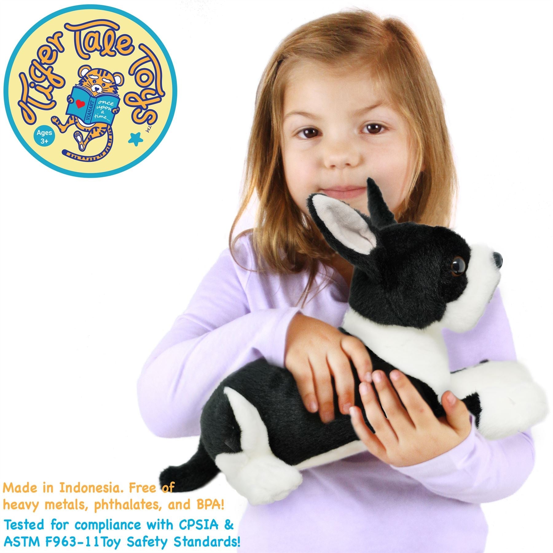 Baxter The Boston Terrier | 13 Inch Stuffed Animal Plush | By TigerHart Toys