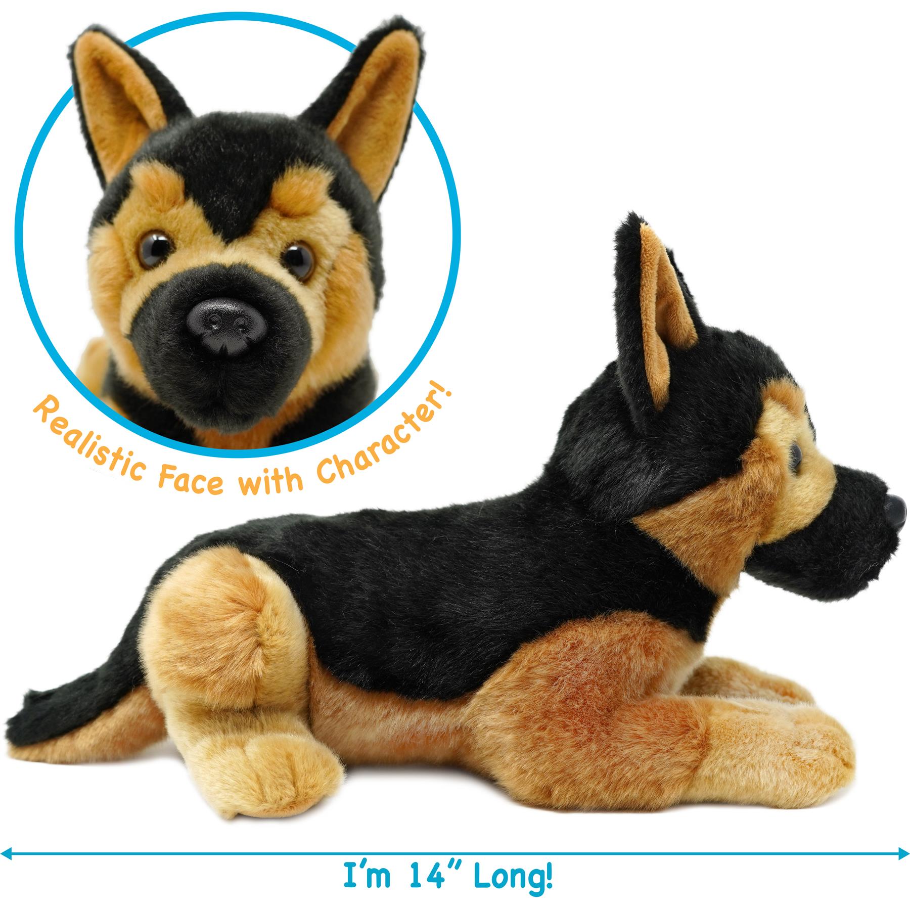 Gretchen The German Shepherd | 15 Inch Stuffed Animal Plush | By TigerHart Toys