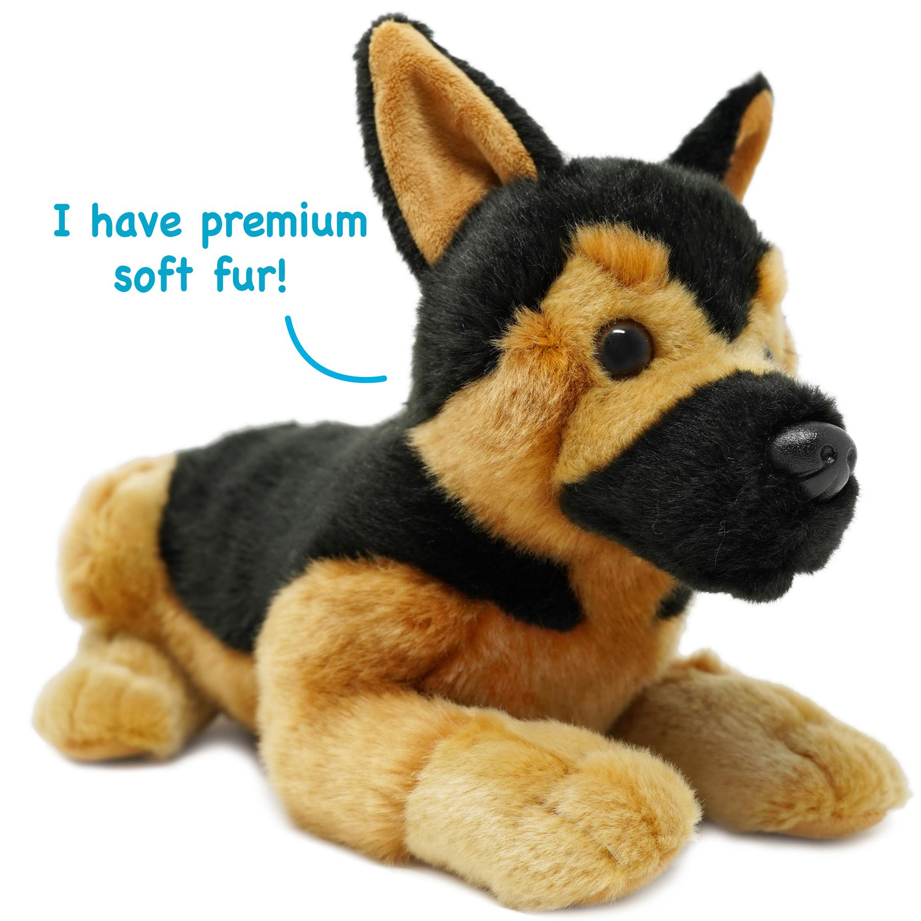 Gretchen The German Shepherd | 15 Inch Stuffed Animal Plush | By TigerHart Toys