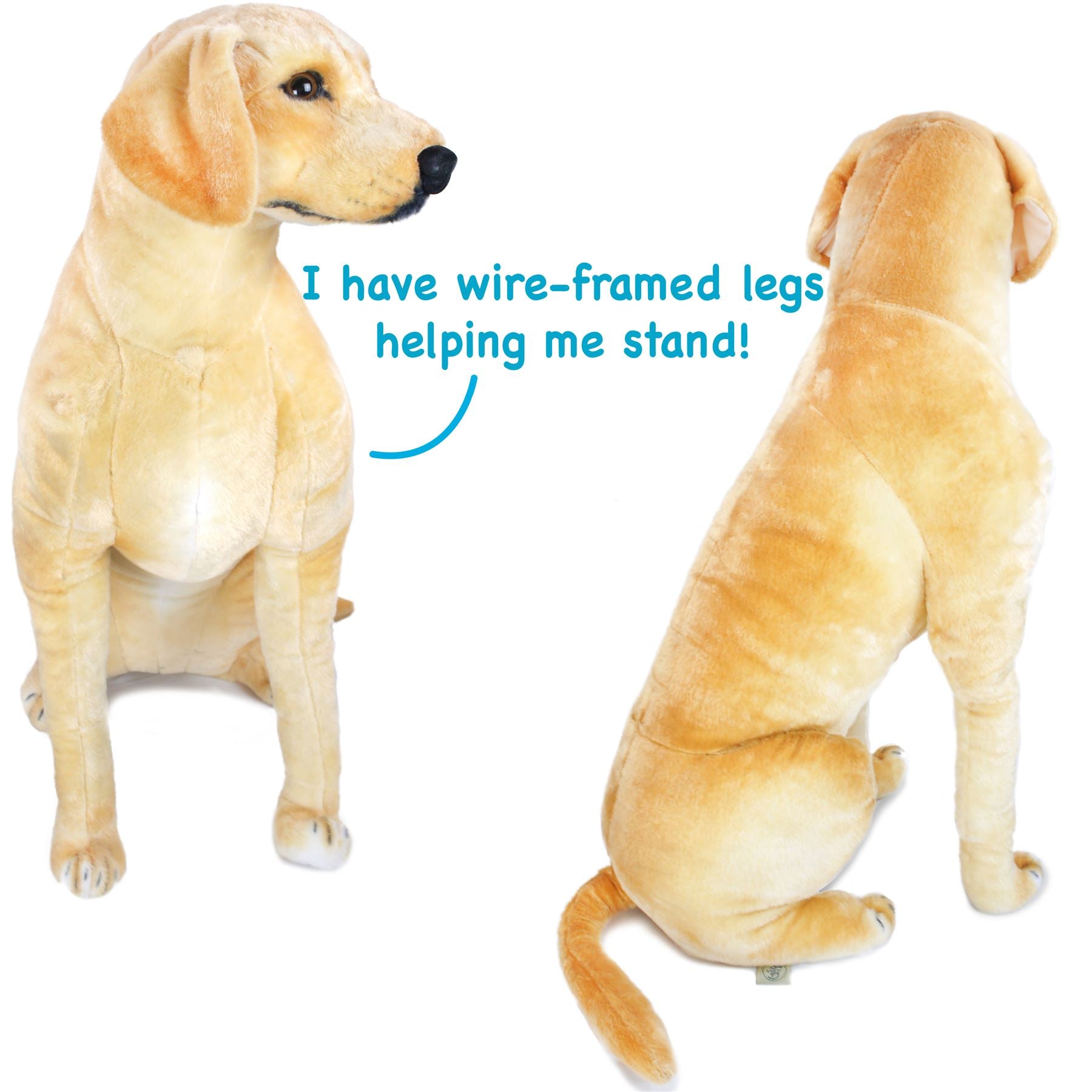 Leanna The Labrador | 31 Inch Stuffed Animal Plush | By TigerHart Toys